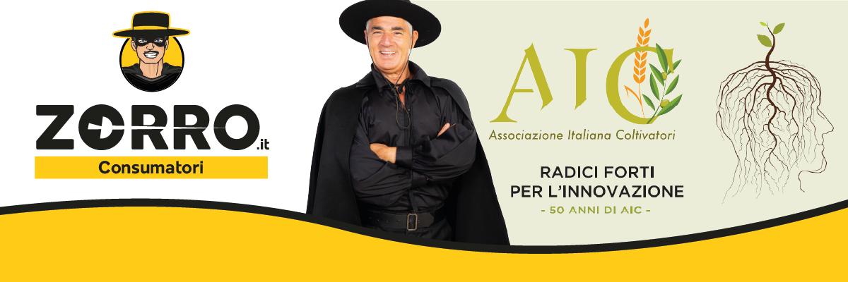Zorro Consumatori e AIC (Associazione Italiana Coltivatori)